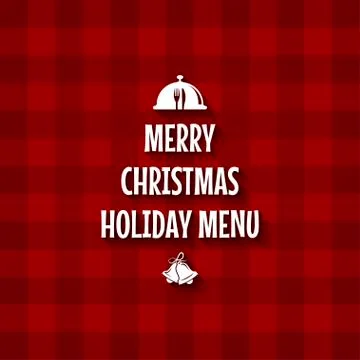 Christmas menu design Stock Illustration