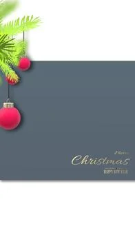 Christmas menu template Stock Illustration