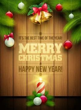 Christmas Message board Stock Illustration