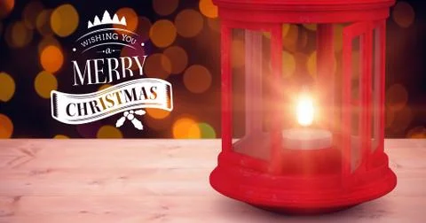 Christmas message Illustrazione stock