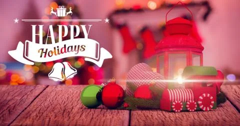Christmas message Illustrazione stock