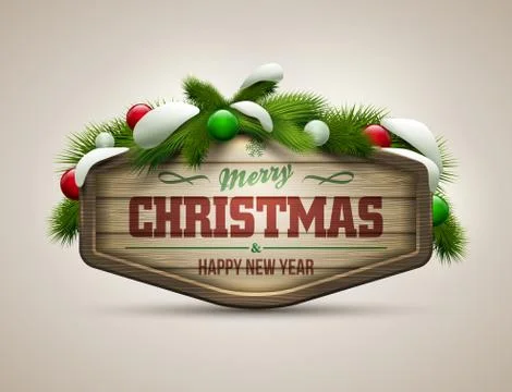 Christmas Message Illustrazione stock