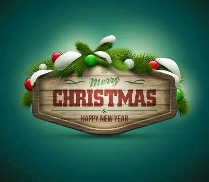 Christmas Message Stock Illustration
