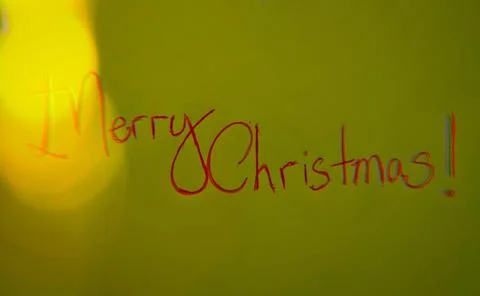 A Christmas message Stock Photos