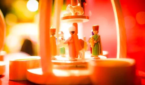 Christmas miniature image Stock Photos