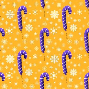 Christmas mint sugar seamless candy canes pattern for wrapping paper and fa.. Stock Illustration