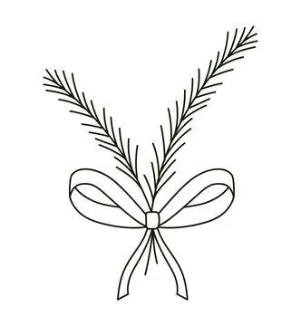 Christmas mistletoe design Stock Illustration