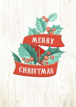 Christmas mistletoe. Stock Illustration