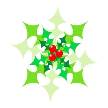 Christmas mistletoe vector illustration Stock Illustration