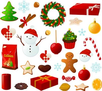 Christmas mix Stock Illustration