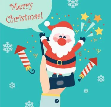 Christmas for mobile app. Stock-Illustration