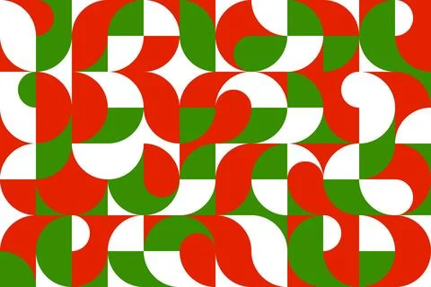 Christmas modern abstract geometric pattern Stockillustratie