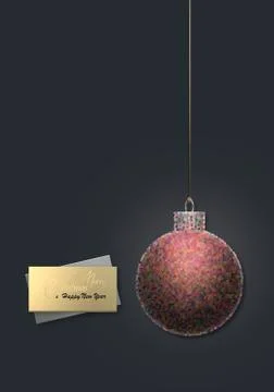Christmas modern background Stock Illustration