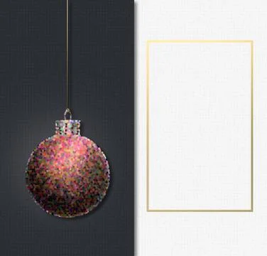 Christmas modern background Stock Illustration