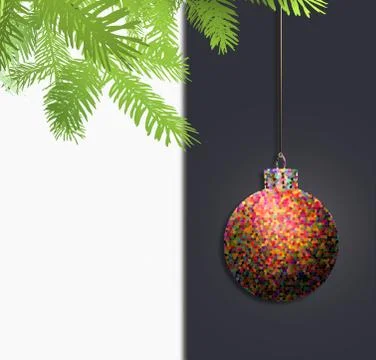 Christmas modern background Stock Illustration