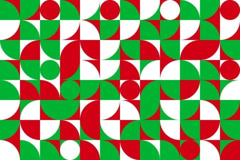 Christmas modern geometric pattern, background Illustrazione stock