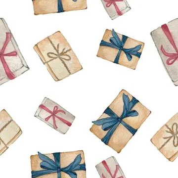 Christmas mood seamless pattern Stock Illustration