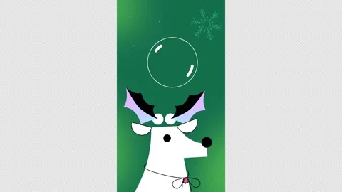 Christmas Morphing Vertical Logo Opener Motion Graphics Stock Footage 294010529
