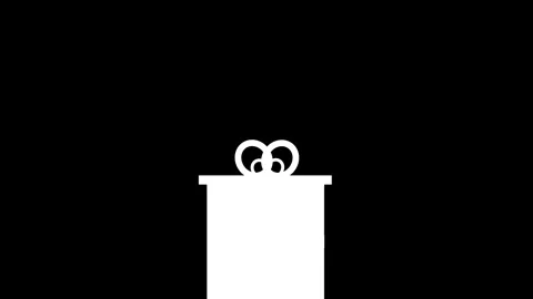 Christmas Motion Graphics Pack - Tree and Present 2D Animations Stock Footage 320090720