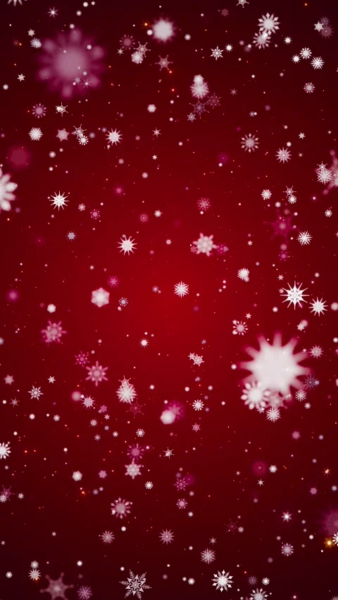 Christmas moving 4k background, snowfall with white snowflakes and particles Stock Footage 324092007