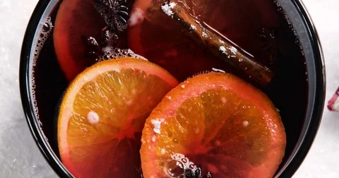 Christmas mulled wine Stock Footage 119406035