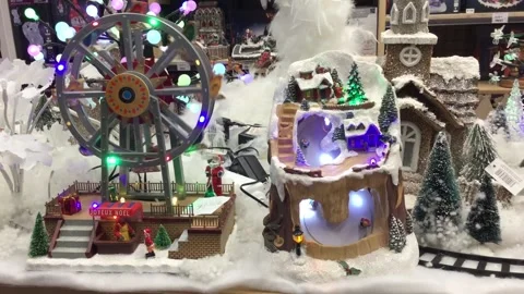 Christmas music boxes Stock Footage 165402700
