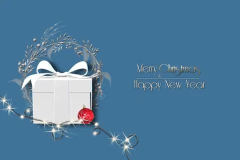 Christmas New Year background Stock Illustration