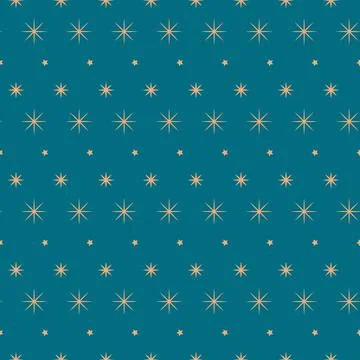 Christmas New Year seamless pattern with snowflakes. Stock Illustration