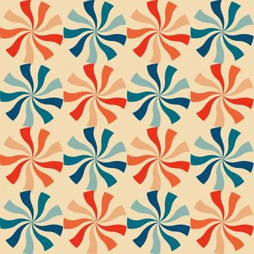 Christmas New Year seamless pattern with sweets. Stock Illustration