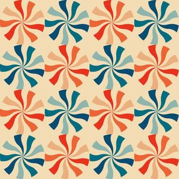 Christmas New Year seamless pattern with sweets. Illustrazione stock