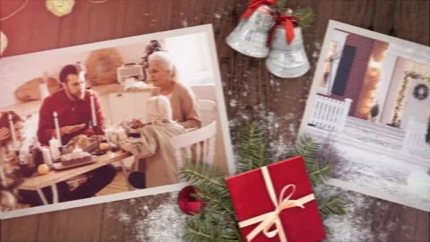 Christmas &amp; New Year Slideshow Opener for After Effects After Effects stock