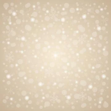 Christmas &amp; New Year snow pattern. Vector snowflakes background Stock Illustration