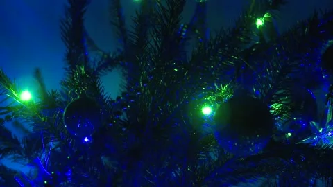 Christmas new year tree Stock Footage 145393915