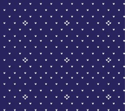 Christmas New Year's winter seamless festive Norwegian pixel pattern - Scandi Stock Illustration