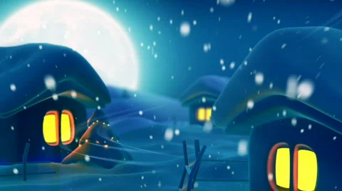 Christmas night Video stock 529830