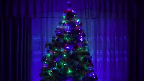 Christmas night Video stock 143278518