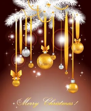 Christmas night Stock Illustration