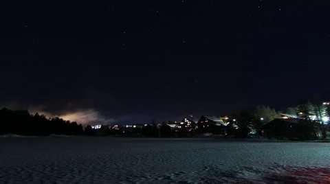 Christmas Night Timelapse Stock Footage 41503129