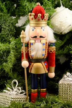 Christmas Nutcracker Decor Stock Photos