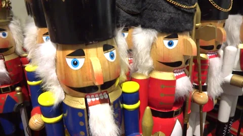 Christmas nutcracker decoration Stock-Footage 32866347