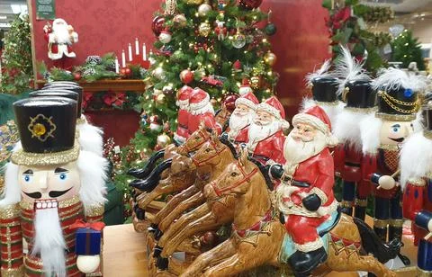 Christmas nutcracker  Decorations Stock Photos