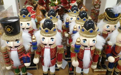 Christmas nutcracker Decorations Stock Photos