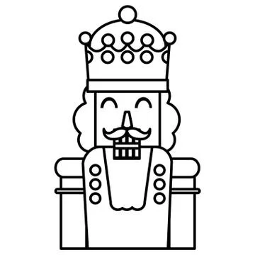Christmas nutcracker design Stock Illustration