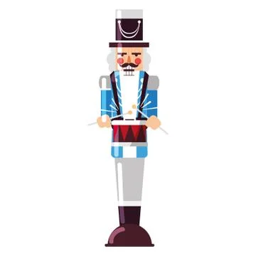 Christmas nutcracker design Stock Illustration