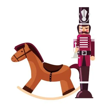 Christmas nutcracker design Stock Illustration