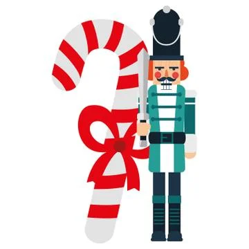 Christmas nutcracker design Stock Illustration