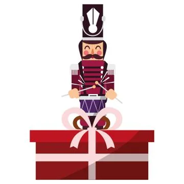 Christmas nutcracker design Stock Illustration