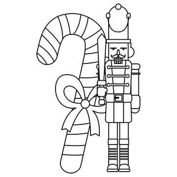 Christmas nutcracker design Stock Illustration