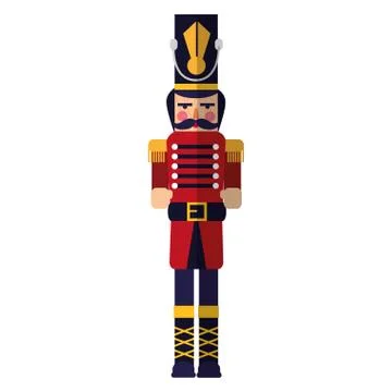 Christmas nutcracker design Stock Illustration