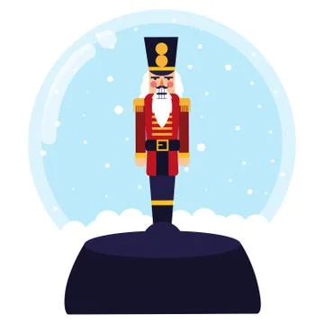 Christmas nutcracker design Stock Illustration